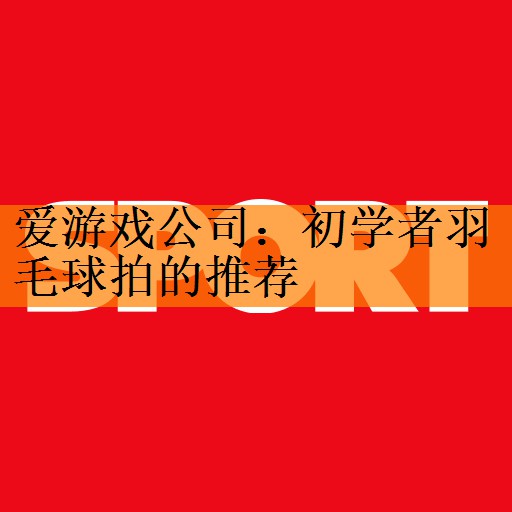 <strong>爱游戏公司：初学者羽毛球拍的推荐</strong>